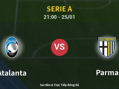 🔴 Trực Tiếp: Atalanta 2-0 Parma – Link Xem Serie A (Full HD)