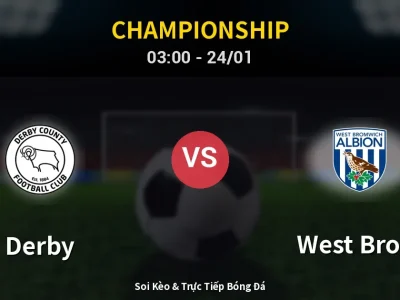 Kết Quả: Derby 1-1 West Brom – Highlight & Bàn Thắng | Championship