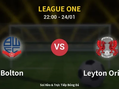 Soi Kèo Bolton vs Leyton Orient – 22:00 24/01 | Nhận Định, Dự Đoán Tỷ Số
