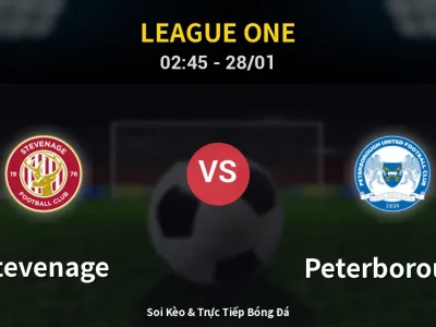 Kết Quả: Stevenage 1-0 Peterborough – Highlight & Bàn Thắng | League One