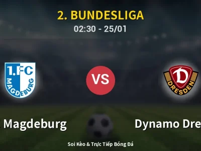 Kết Quả: 1. FC Magdeburg 1-2 Dynamo Dresden – Highlight & Bàn Thắng | 2. Bundesliga