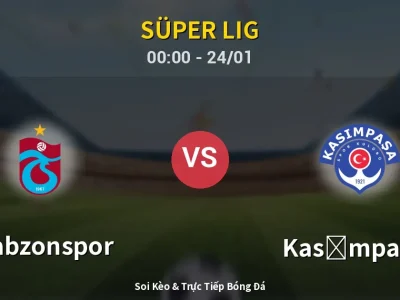Kết Quả: Trabzonspor 2-1 Kasımpaşa – Highlight & Bàn Thắng | Süper Lig