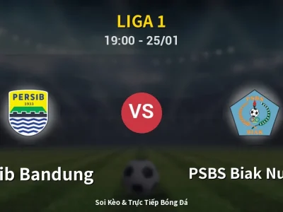 Kết Quả: Persib Bandung 1-0 PSBS Biak Numfor – Highlight & Bàn Thắng | Liga 1