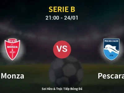 Soi Kèo Monza vs Pescara – 21:00 24/01 | Nhận Định, Dự Đoán Tỷ Số