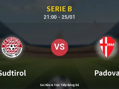 Soi Kèo Sudtirol vs Padova – 21:00 25/01 | Nhận Định, Dự Đoán Tỷ Số
