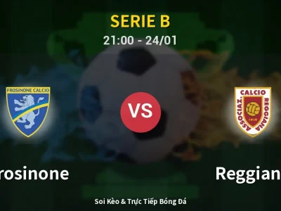 Soi Kèo Frosinone vs Reggiana – 21:00 24/01 | Nhận Định, Dự Đoán Tỷ Số