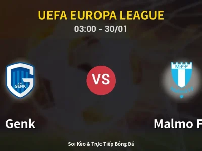Kết Quả: Genk 2-1 Malmo FF – Highlight & Bàn Thắng | UEFA Europa League
