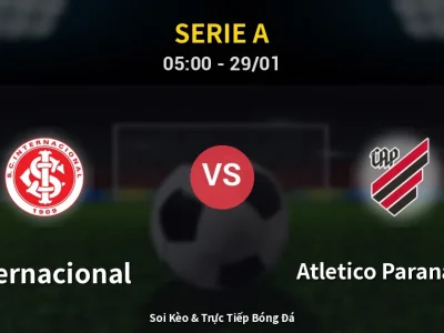 Kết Quả: Internacional 0-1 Atletico Paranaense – Highlight & Bàn Thắng | Serie A