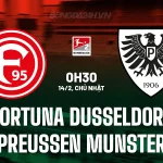 Dự Đoán Sốc: Fortuna Dusseldorf 'Nghiền Nát' Preussen Munster? Soi Kèo, Đội Hình, Tỷ Số Hạng 2 Đức 0h30 14/2 1