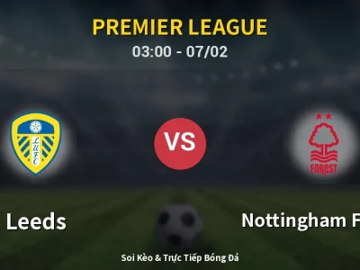 Kết Quả: Leeds 3-1 Nottingham Forest – Highlight & Bàn Thắng | Premier League