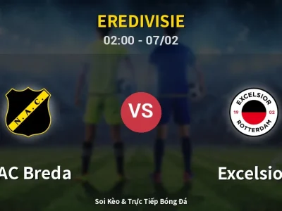 Kết Quả: NAC Breda 0-2 Excelsior – Highlight & Bàn Thắng | Eredivisie