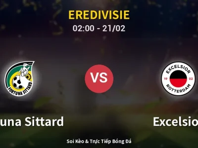 Kết Quả: Fortuna Sittard 2-1 Excelsior – Highlight & Bàn Thắng | Eredivisie