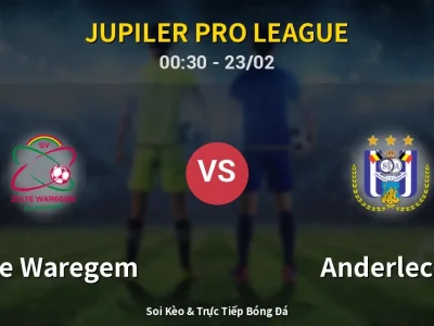 Kết Quả: Zulte Waregem 2-4 Anderlecht – Highlight & Bàn Thắng | Jupiler Pro League