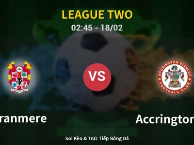 Kết Quả: Tranmere 0-1 Accrington ST – Highlight & Bàn Thắng | League Two