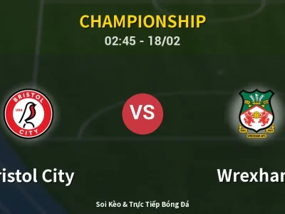 Kết Quả: Bristol City 2-2 Wrexham – Highlight & Bàn Thắng | Championship