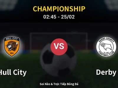 Kết Quả: Hull City 4-2 Derby – Highlight & Bàn Thắng | Championship