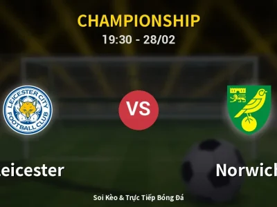 Soi Kèo Leicester vs Norwich – 19:30 28/02 | Nhận Định, Dự Đoán Tỷ Số