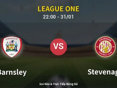 Soi Kèo Barnsley vs Stevenage – 22:00 31/01 | Nhận Định, Dự Đoán Tỷ Số