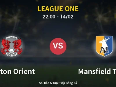Soi Kèo Leyton Orient vs Mansfield Town – 22:00 14/02 | Nhận Định, Dự Đoán Tỷ Số
