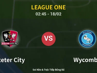 Kết Quả: Exeter City 1-1 Wycombe – Highlight & Bàn Thắng | League One