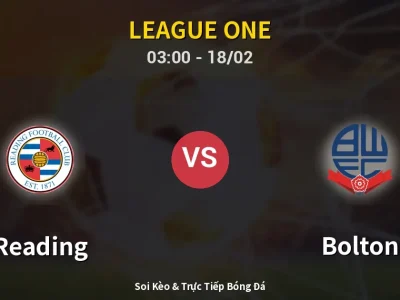 Kết Quả: Reading 1-1 Bolton – Highlight & Bàn Thắng | League One