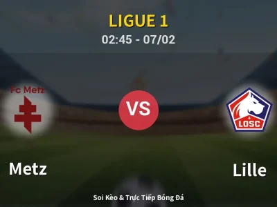 Kết Quả: Metz 0-0 Lille – Highlight & Bàn Thắng | Ligue 1