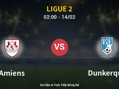 Kết Quả: Amiens 1-4 Dunkerque – Highlight & Bàn Thắng | Ligue 2