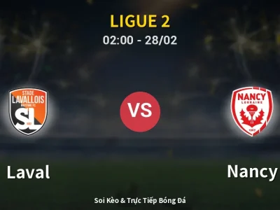 Kết Quả: Laval 1-1 Nancy – Highlight & Bàn Thắng | Ligue 2