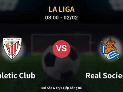 Kết Quả: Athletic Club 1-1 Real Sociedad – Highlight & Bàn Thắng | La Liga