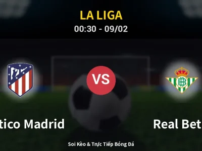 Kết Quả: Atletico Madrid 0-1 Real Betis – Highlight & Bàn Thắng | La Liga
