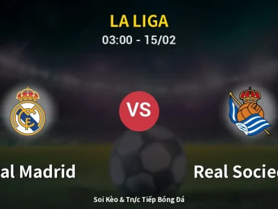 Kết Quả: Real Madrid 4-1 Real Sociedad – Highlight & Bàn Thắng | La Liga