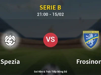 🔴 Trực Tiếp: Spezia 0-2 Frosinone – Link Xem Serie B (Full HD)