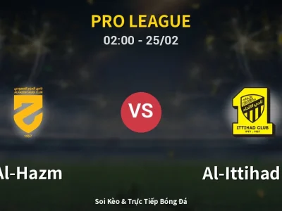 Kết Quả: Al-Hazm 1-1 Al-Ittihad FC – Highlight & Bàn Thắng | Pro League