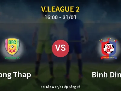 Kết Quả: Dong Thap 1-1 Binh Dinh – Highlight & Bàn Thắng | V.League 2
