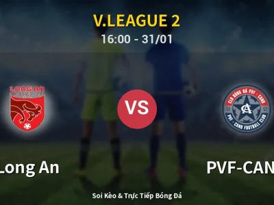 Kết Quả: Long An 0-0 PVF-CAND – Highlight & Bàn Thắng | V.League 2