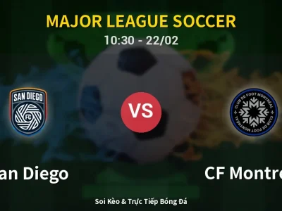 Kết Quả: San Diego 5-0 CF Montreal – Highlight & Bàn Thắng | Major League Soccer