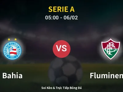 Kết Quả: Bahia 1-1 Fluminense – Highlight & Bàn Thắng | Serie A