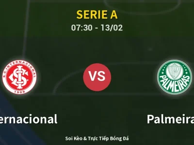 Kết Quả: Internacional 1-3 Palmeiras – Highlight & Bàn Thắng | Serie A
