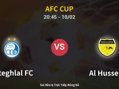 🔴 Trực Tiếp: Esteghlal FC 0-0 Al Hussein – Link Xem AFC Cup (Full HD)