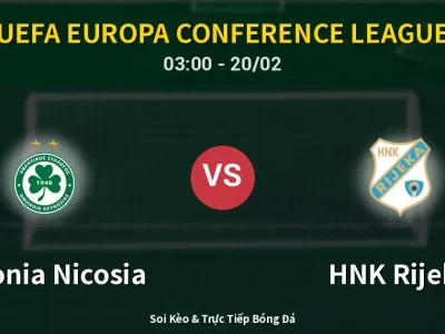 Kết Quả: Omonia Nicosia 0-1 HNK Rijeka – Highlight & Bàn Thắng | UEFA Europa Conference League