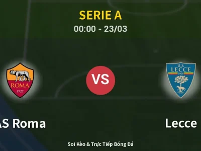 Kết Quả: AS Roma 1-0 Lecce – Highlight & Bàn Thắng | Serie A