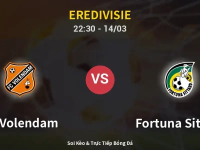 Soi Kèo FC Volendam vs Fortuna Sittard – 22:30 14/03 | Nhận Định, Dự Đoán Tỷ Số