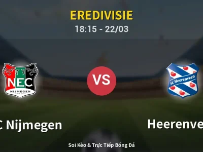 Kết Quả: NEC Nijmegen 2-2 Heerenveen – Highlight & Bàn Thắng | Eredivisie