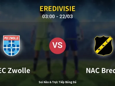 Kết Quả: PEC Zwolle 2-1 NAC Breda – Highlight & Bàn Thắng | Eredivisie
