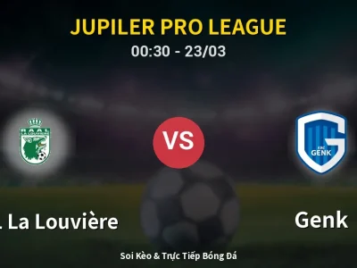Kết Quả: RAAL La Louvière 5-5 Genk – Highlight & Bàn Thắng | Jupiler Pro League