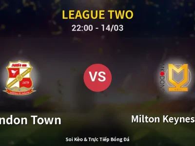 🔴 Trực Tiếp: Swindon Town 0-0 Milton Keynes Dons – Link Xem League Two (Full HD)