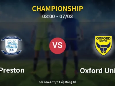 Kết Quả: Preston 1-3 Oxford United – Highlight & Bàn Thắng | Championship