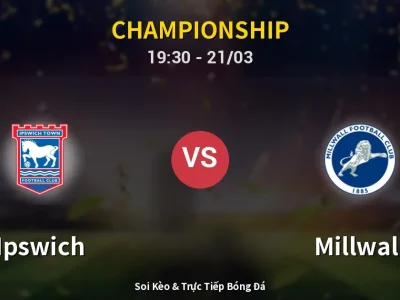 🔴 Trực Tiếp: Ipswich 1-1 Millwall – Link Xem Championship (Full HD)