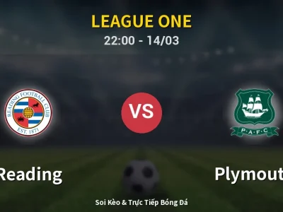 🔴 Trực Tiếp: Reading 2-1 Plymouth – Link Xem League One (Full HD)