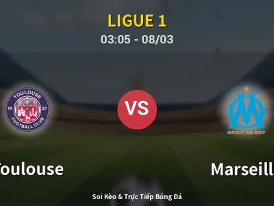 Kết Quả: Toulouse 0-1 Marseille – Highlight & Bàn Thắng | Ligue 1